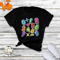 Numbers Math Calculation Symbols Number Day Math Day Numbers Costume Let's Have Fun With The Numbers T Shirt - Wonder Print Shop