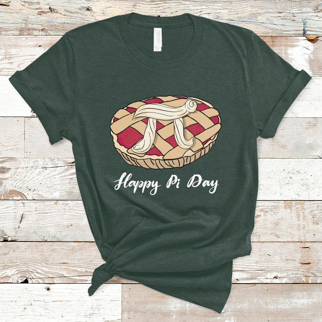 Happy Pi Day 3.14 Number Pi Digits Pie Cake Geek Pi Pun T Shirt - Wonder Print Shop