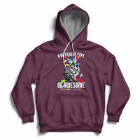 A Different Type Of Awesome Autism Support Autism Autistic Hoodie - Wonder Print Shop