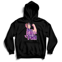 Grl Pwr Girl Power Feminist Women Power Womens Day Hoodie - Wonder Print Shop