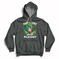Not Lucky Simply Blessed Christian Shamrock St Patricks Day Hoodie - Wonder Print Shop