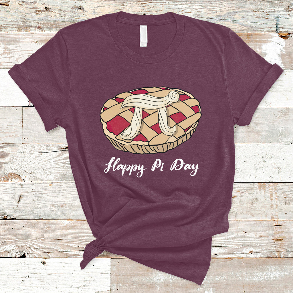 Happy Pi Day 3.14 Number Pi Digits Pie Cake Geek Pi Pun T Shirt - Wonder Print Shop