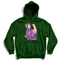 Grl Pwr Girl Power Feminist Women Power Womens Day Hoodie - Wonder Print Shop