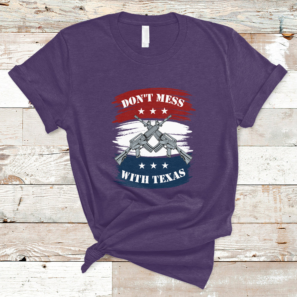 Don't Mess with Texas I Love Texas American Texan Texas State Home T Shirt - Wonder Print Shop