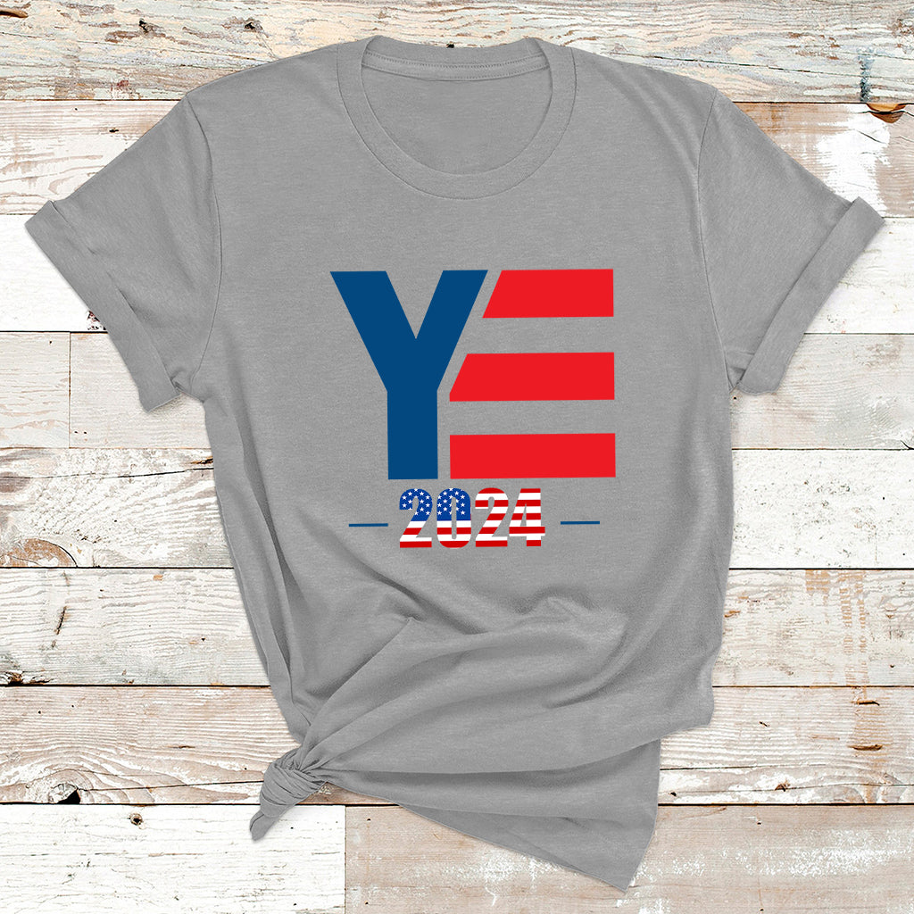 Ye For President 2024 Ye2024 For Mens Womens T Shirt - Wonder Print Shop