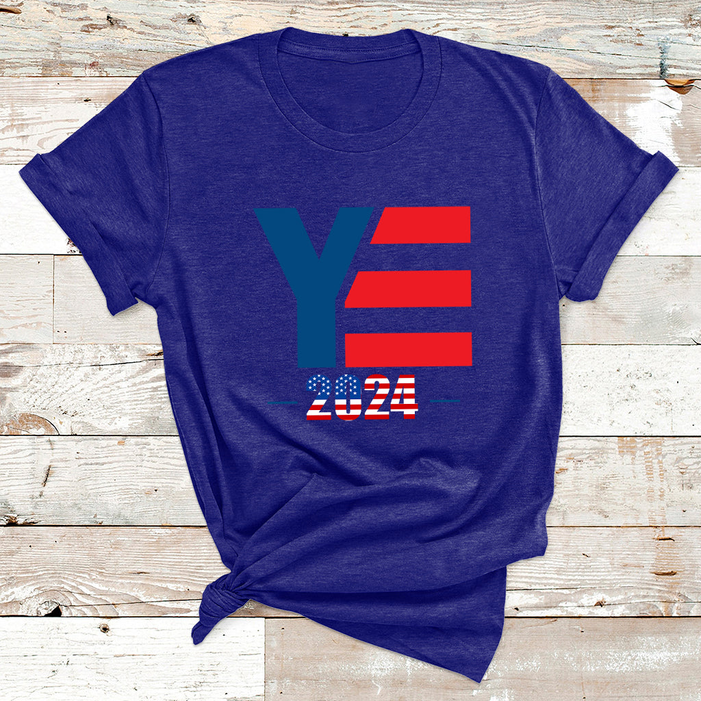 Ye For President 2024 Ye2024 For Mens Womens T Shirt - Wonder Print Shop