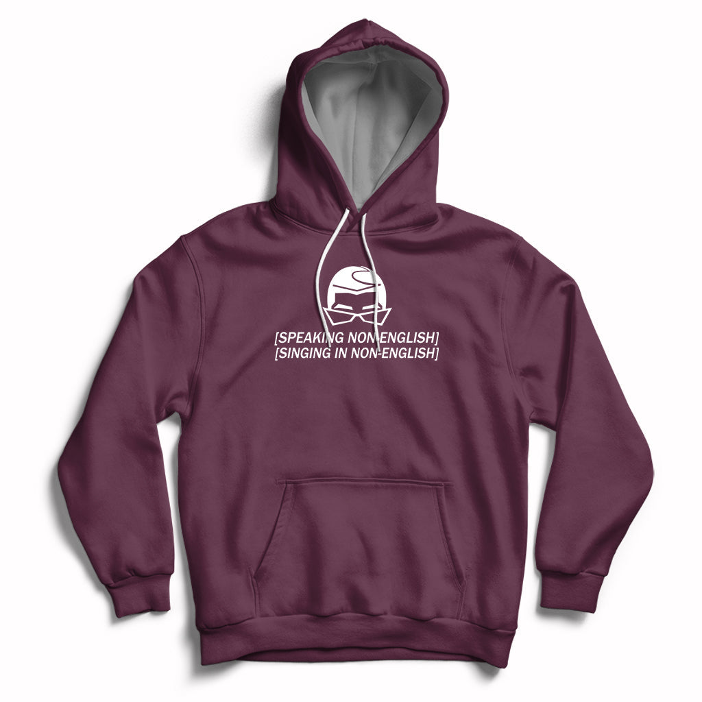Speaking Non-English Singing In Non-English Spanish Subtitle Hoodie - Wonder Print Shop