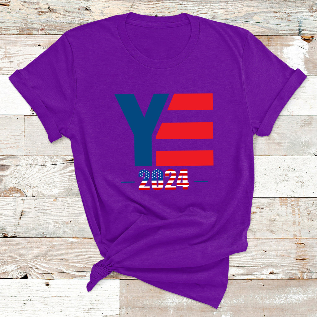 Ye For President 2024 Ye2024 For Mens Womens T Shirt - Wonder Print Shop