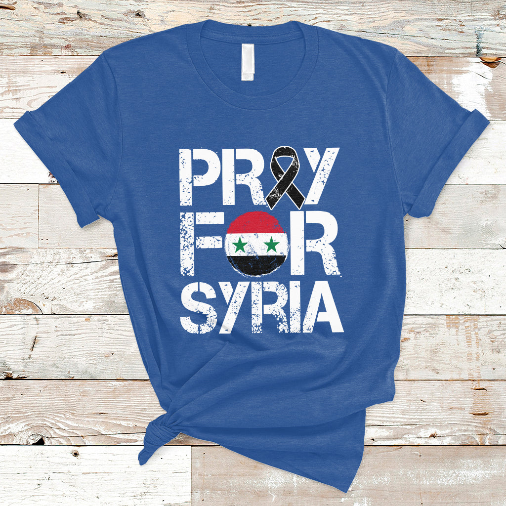 Syria Stay Strong We Are With You Pray For Syria T-Shirt - Wonder Print Shop