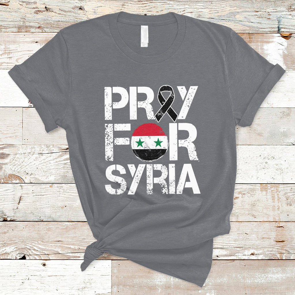 Syria Stay Strong We Are With You Pray For Syria T-Shirt - Wonder Print Shop
