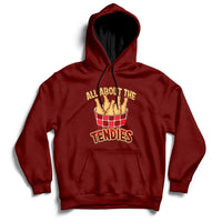 All About The Tendies Chicken Tenders Funny Food Hoodie - Wonder Print Shop