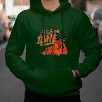 Rule The Jungle Fear Da Tiger King Of The North Sundey Hoodie - Wonder Print Shop