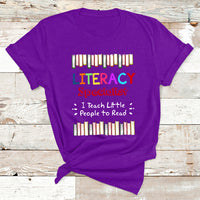 Literacy Specialist I Teach Little People To Read T Shirt - Wonder Print Shop