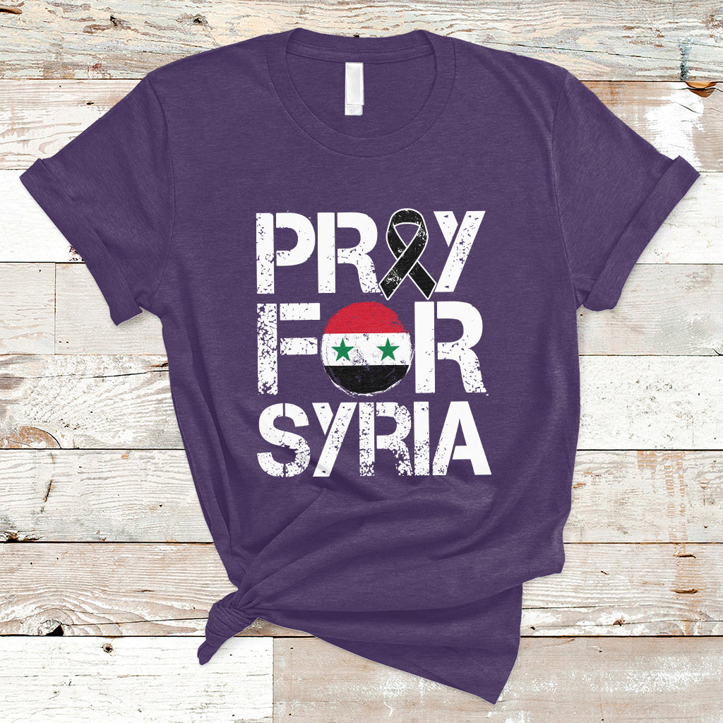 Syria Stay Strong We Are With You Pray For Syria T-Shirt - Wonder Print Shop
