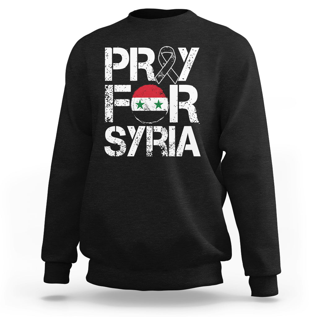 Syria Stay Strong We Are With You Pray For Syria Sweatshirt - Wonder Print Shop