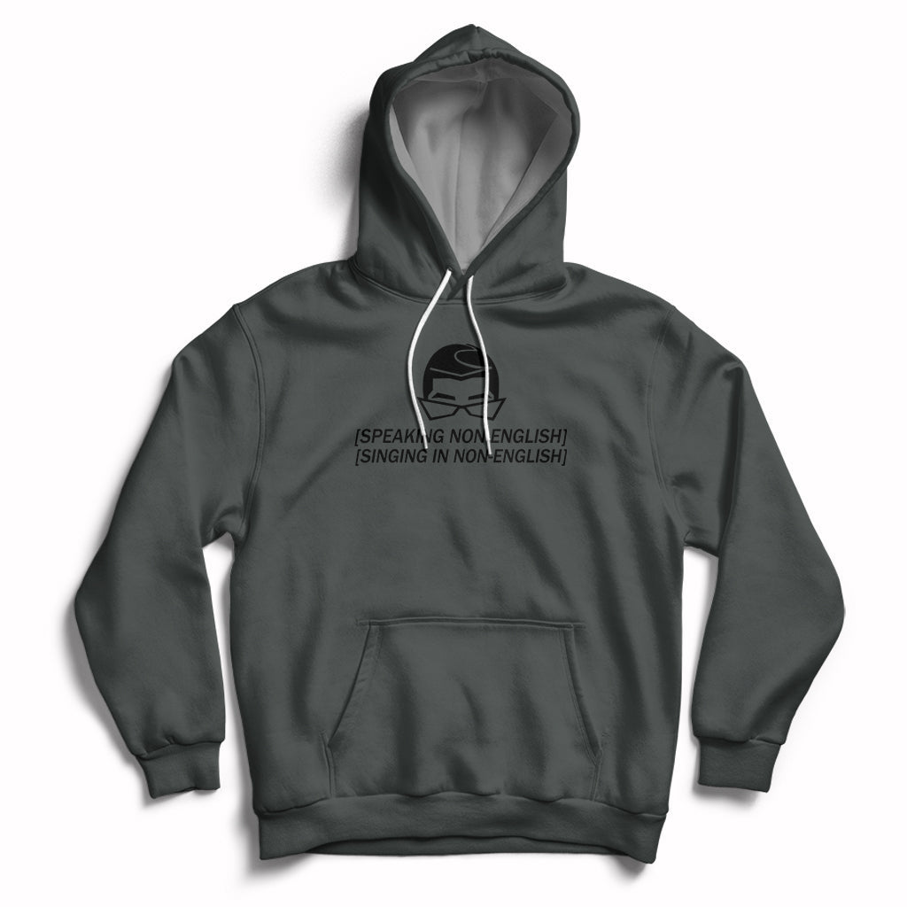 Speaking Non-English Singing In Non-English Spanish Subtitle Hoodie - Wonder Print Shop