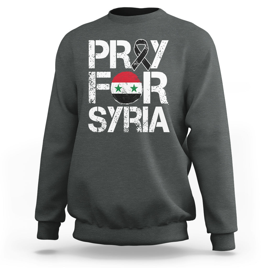 Syria Stay Strong We Are With You Pray For Syria Sweatshirt - Wonder Print Shop
