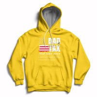 Vintage Dad Tax Definition Funny Fathers Day American Flag Hoodie - Wonder Print Shop