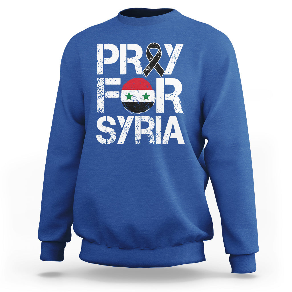 Syria Stay Strong We Are With You Pray For Syria Sweatshirt - Wonder Print Shop