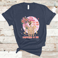 Funny Valentines I'm Fine It's Fine Everything's Fine Cowboy T-Shirt - Wonder Print Shop
