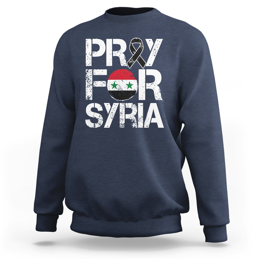 Syria Stay Strong We Are With You Pray For Syria Sweatshirt - Wonder Print Shop