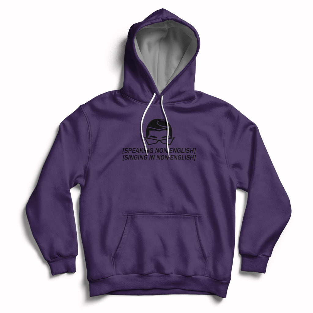 Speaking Non-English Singing In Non-English Spanish Subtitle Hoodie - Wonder Print Shop