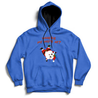 Funny Christmas Santa Claus Where My Ho's At Hoodie - Wonder Print Shop