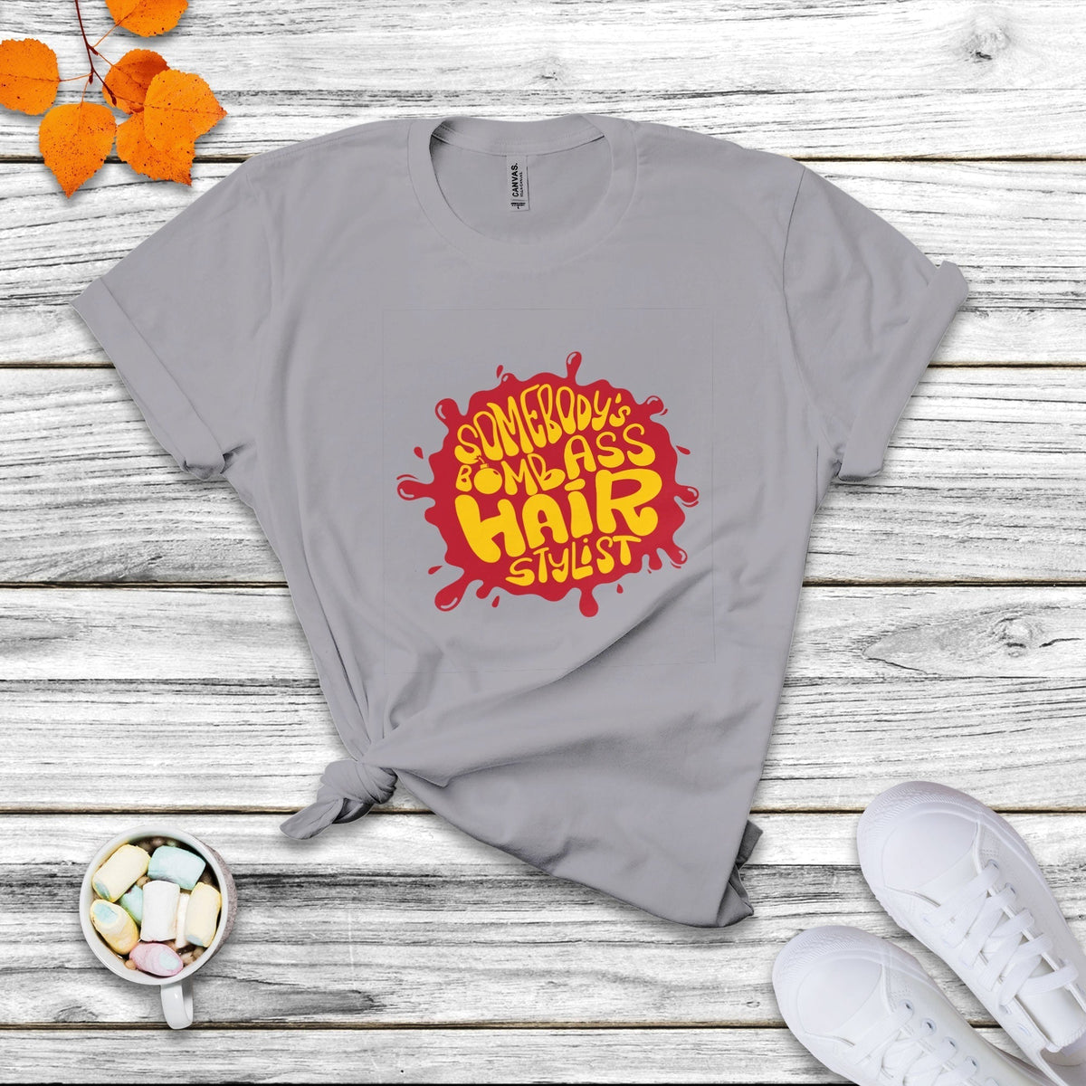 Somebody's Bomb Ass Hairstylist Funny Fine Ass Saying Career T Shirt - Wonder Print Shop