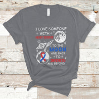 I Love Someone With Heart Disease To The Moon And Back CHD T-Shirt - Wonder Print Shop