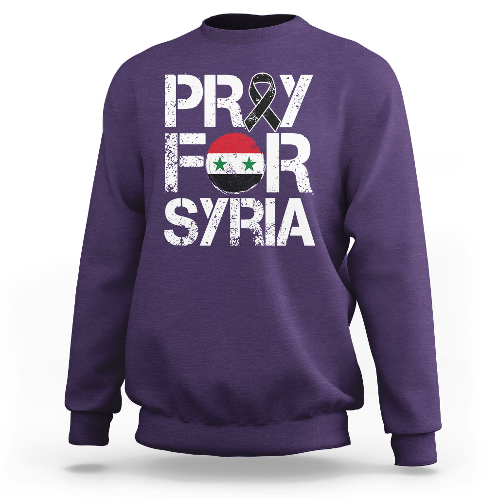 Syria Stay Strong We Are With You Pray For Syria Sweatshirt - Wonder Print Shop