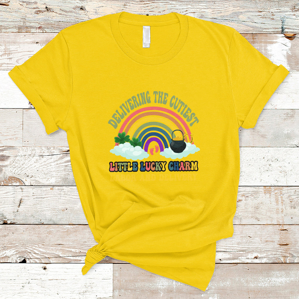 Labor And Delivery Nurse St. Patrick's Day L&D Nurse Day T Shirt - Wonder Print Shop