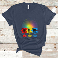 Autism Awareness Puzzle Chemical Element Autistic Support T Shirt - Wonder Print Shop