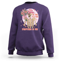 Funny Valentines I'm Fine It's Fine Everything's Fine Cowboy Sweatshirt - Wonder Print Shop