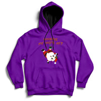 Funny Christmas Santa Claus Where My Ho's At Hoodie - Wonder Print Shop