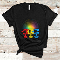 Autism Awareness Puzzle Chemical Element Autistic Support T Shirt - Wonder Print Shop