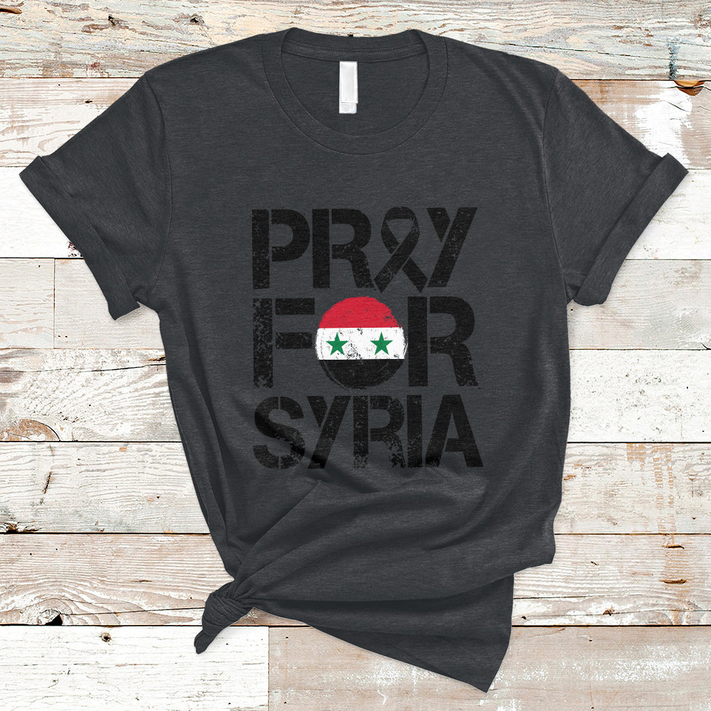 Syria Stay Strong We Are With You Pray For Syria T-Shirt - Wonder Print Shop