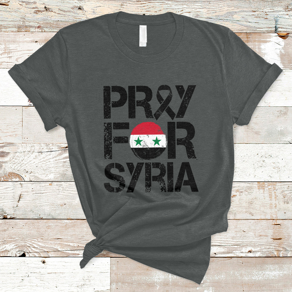 Syria Stay Strong We Are With You Pray For Syria T-Shirt - Wonder Print Shop