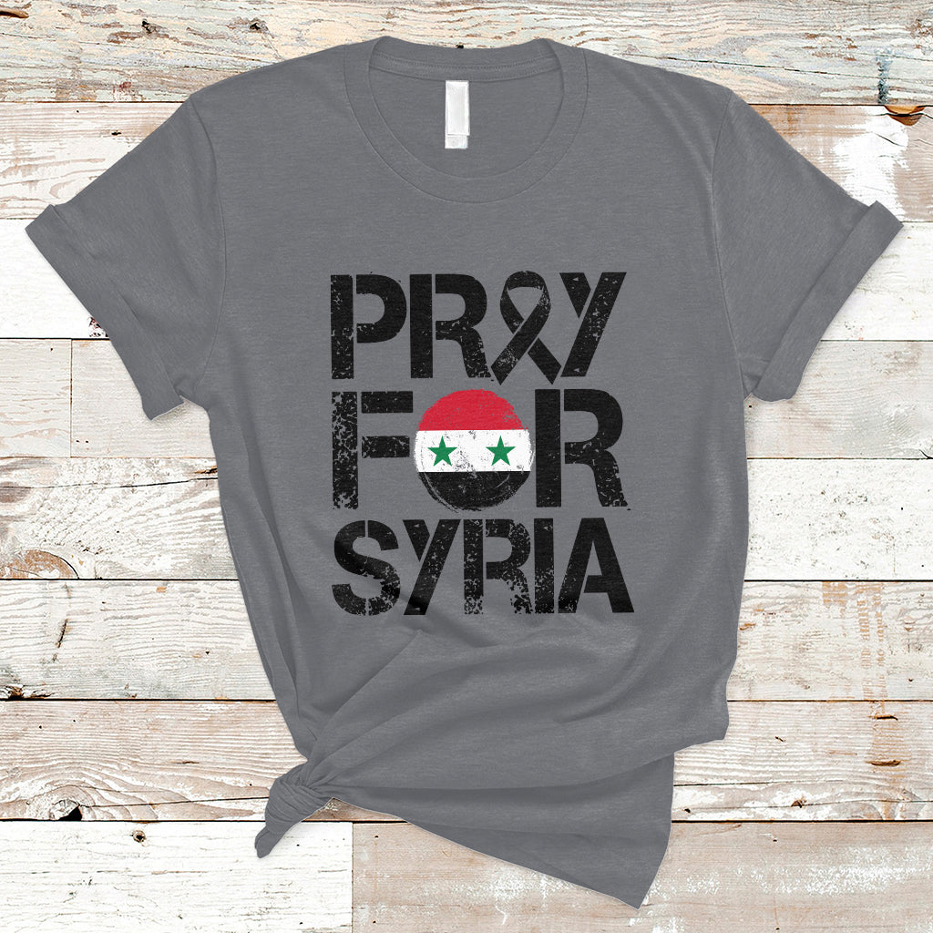 Syria Stay Strong We Are With You Pray For Syria T-Shirt - Wonder Print Shop