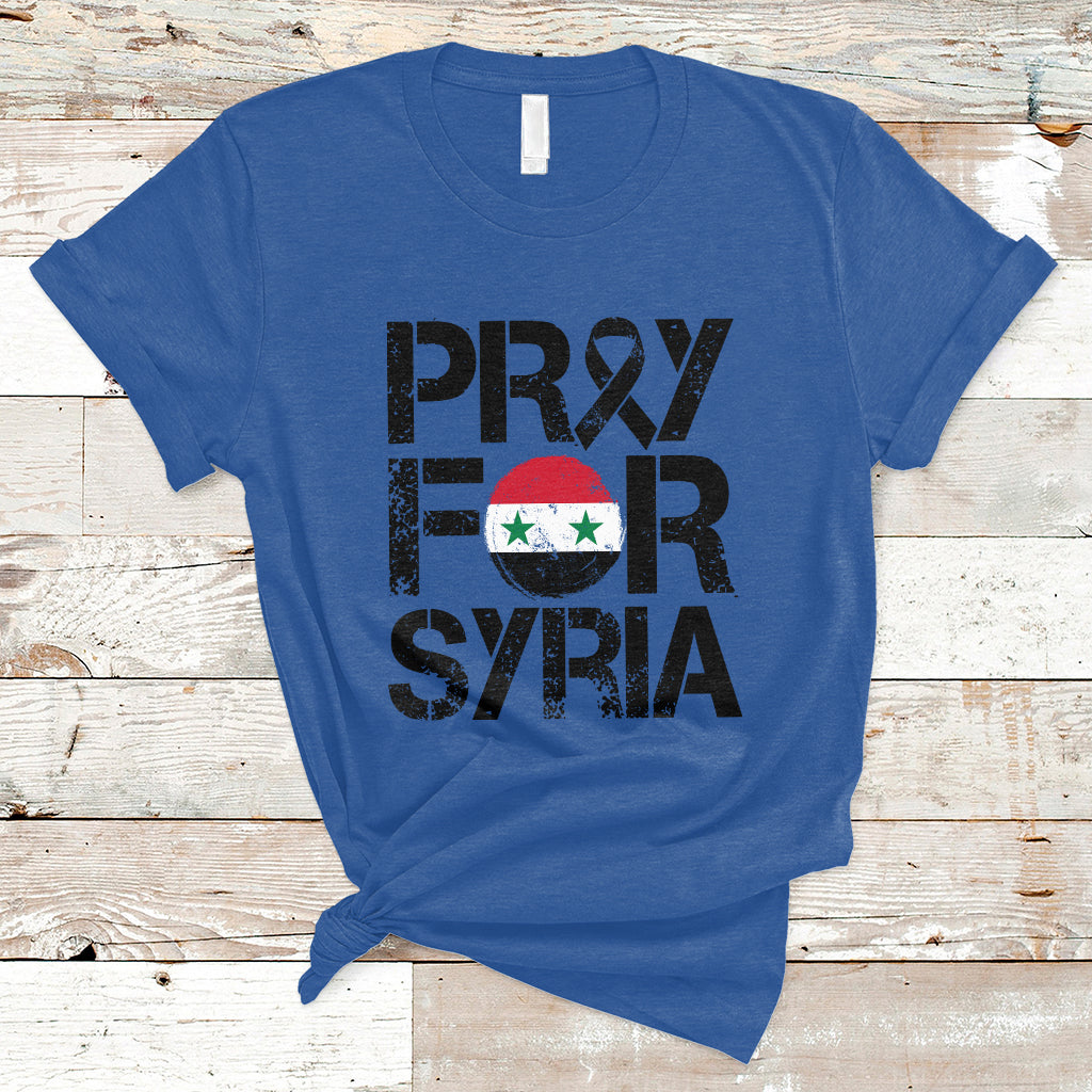 Syria Stay Strong We Are With You Pray For Syria T-Shirt - Wonder Print Shop