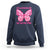Pink Shirt Day On Wednesdays We Wear Pink Butterfly Anti Bullying Sweatshirt - Wonder Print Shop