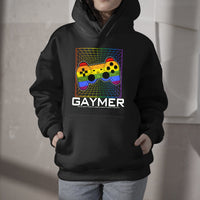 GAYMER LGBT Pride Gay Gamer Rainbow Controller, LGBT Hoodie - Wonder Print Shop