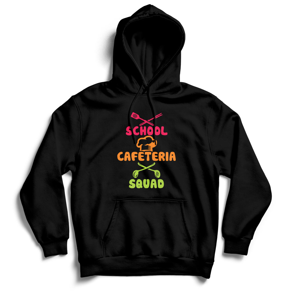 Funny Cafeteria Squad Lunch Lady Crew School Hero Hoodie - Wonder Print Shop