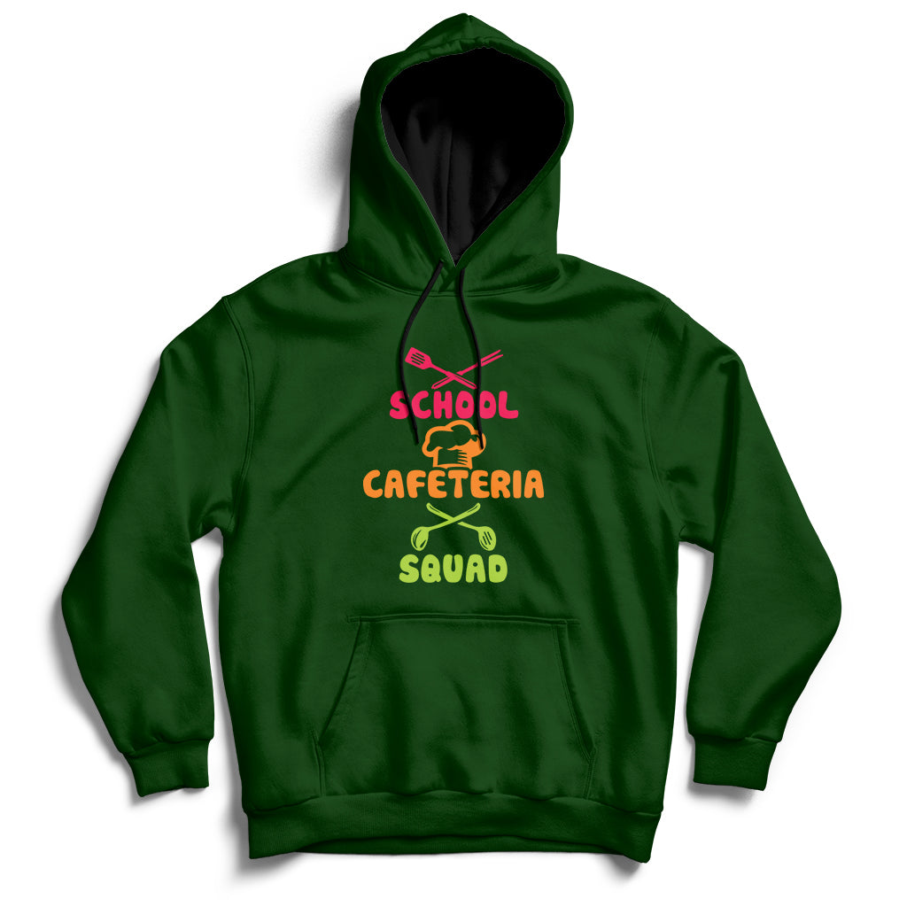 Funny Cafeteria Squad Lunch Lady Crew School Hero Hoodie - Wonder Print Shop