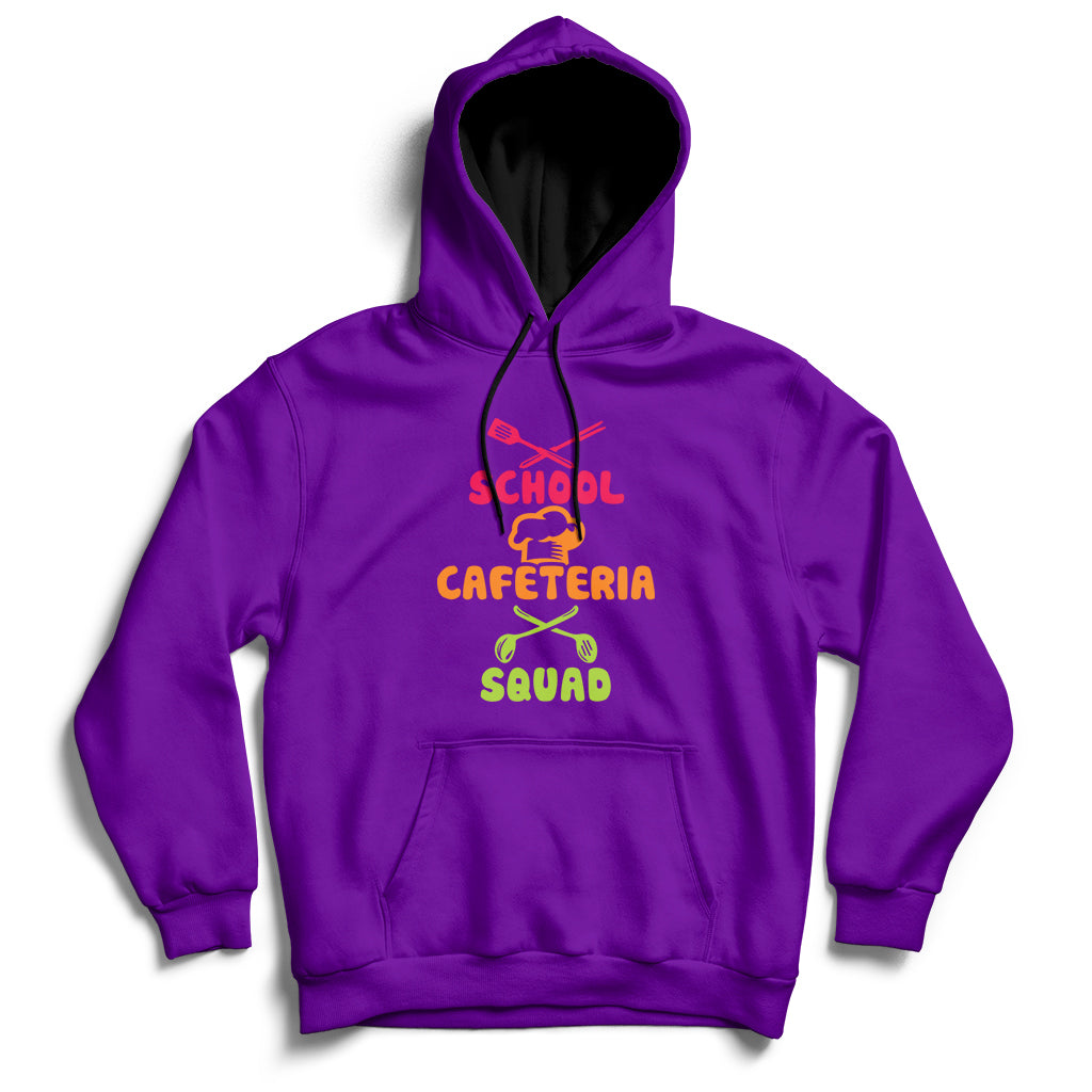 Funny Cafeteria Squad Lunch Lady Crew School Hero Hoodie - Wonder Print Shop