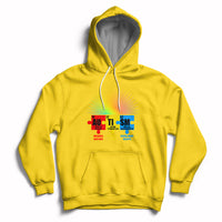 Autism Awareness Puzzle Chemical Element Autistic Support Hoodie - Wonder Print Shop