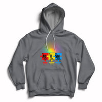 Autism Awareness Puzzle Chemical Element Autistic Support Hoodie - Wonder Print Shop