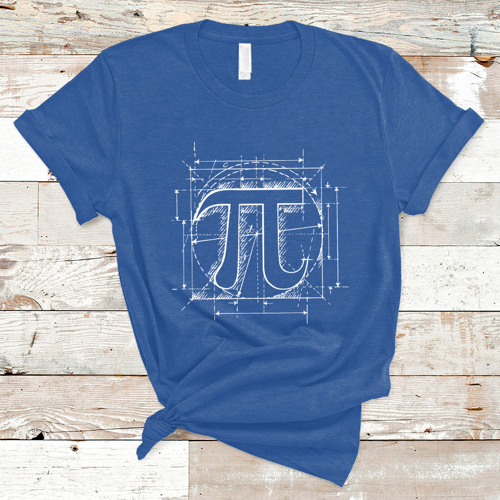 Funny Pi Day Number Pi Geometric Shape Pi Digits Geometry T Shirt - Wonder Print Shop