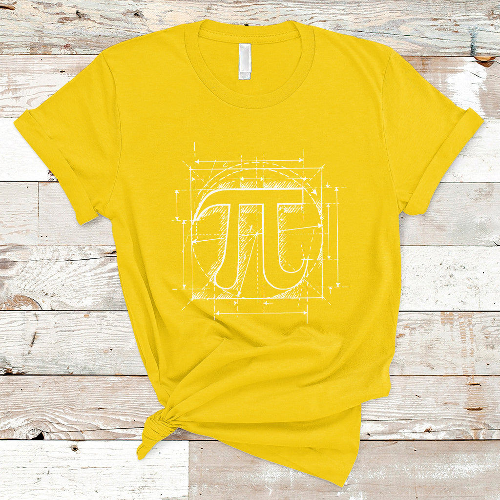 Funny Pi Day Number Pi Geometric Shape Pi Digits Geometry T Shirt - Wonder Print Shop