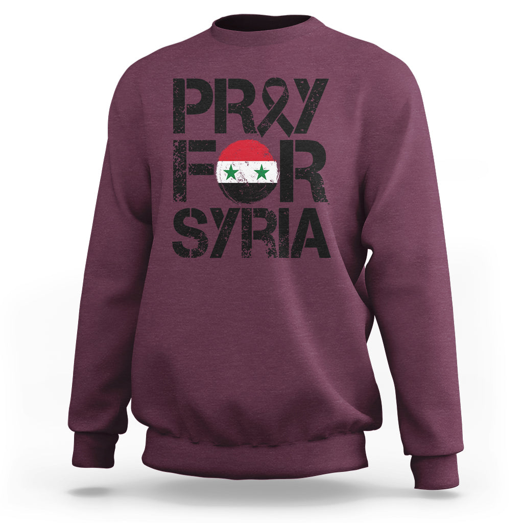 Syria Stay Strong We Are With You Pray For Syria Sweatshirt - Wonder Print Shop