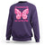 Pink Shirt Day On Wednesdays We Wear Pink Butterfly Anti Bullying Sweatshirt - Wonder Print Shop